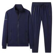 Men's Sports And Leisure Suit Stand Collar Cardigan Top