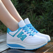 Wholesale spring and autumn new women's shoes, leather breathable fashion women's rocking shoes, casual sports shoes, trendy women's shoes