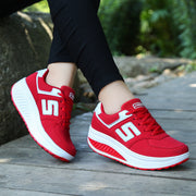 Wholesale spring and autumn new women's shoes, leather breathable fashion women's rocking shoes, casual sports shoes, trendy women's shoes