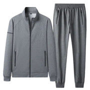 Men's Sports And Leisure Suit Stand Collar Cardigan Top