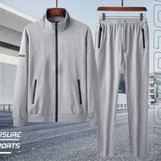 Men's Sports And Leisure Suit Stand Collar Cardigan Top