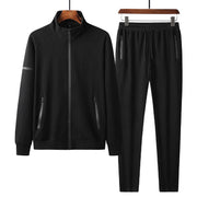 Men's Sports And Leisure Suit Stand Collar Cardigan Top
