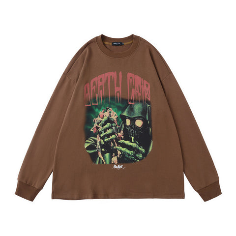 TKPA autumn new long-sleeved T-shirt American men&