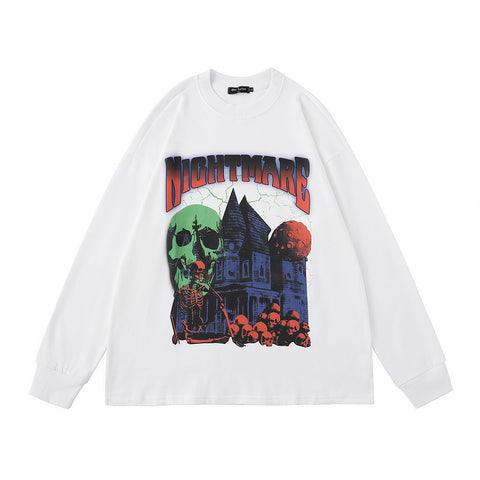 TKPA autumn new long-sleeved T-shirt American men&
