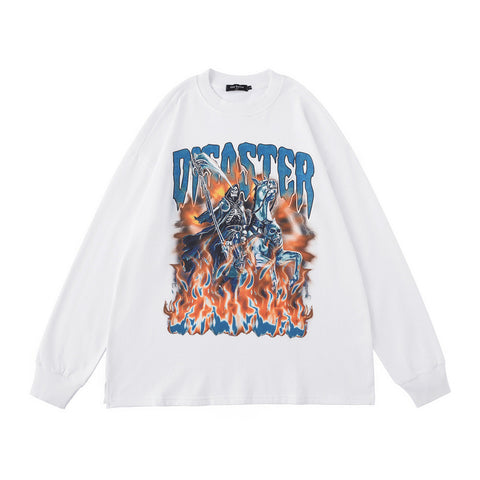 TKPA autumn new long-sleeved T-shirt American men&