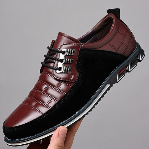 Melton 9906 cross-border 5-color large-size casual leather shoes men&