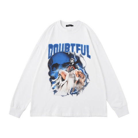 TKPA autumn new long-sleeved T-shirt American men&