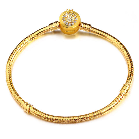New Panjia exquisite bracelet DIY beaded cute diamond owl basic bracelet factory direct spot