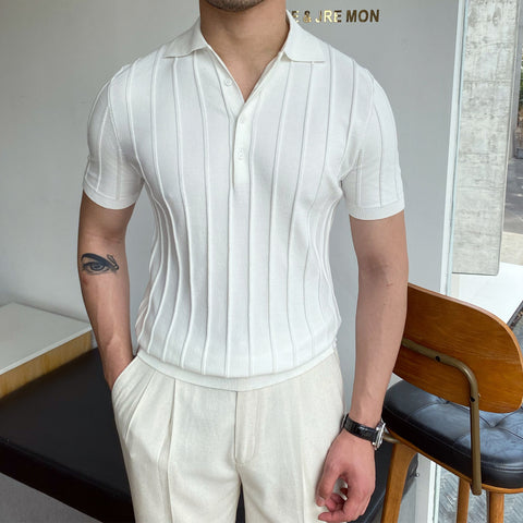 2022 spring and summer POLO shirt collar sweater men&