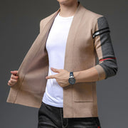 Autumn and winter new pocket sweater jacket men's fashion Korean version trend spot wholesale long-sleeved sweater cardigan men