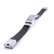 Für meine Tochter Bracelet Stainless Steel Silicone Bracelet Family Christmas Thanksgiving Gift