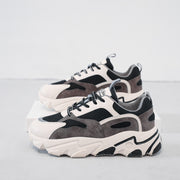 shoes for women 2023 autumn new ins trendy student breathable mesh thick-soled versatile casual sports shoes
