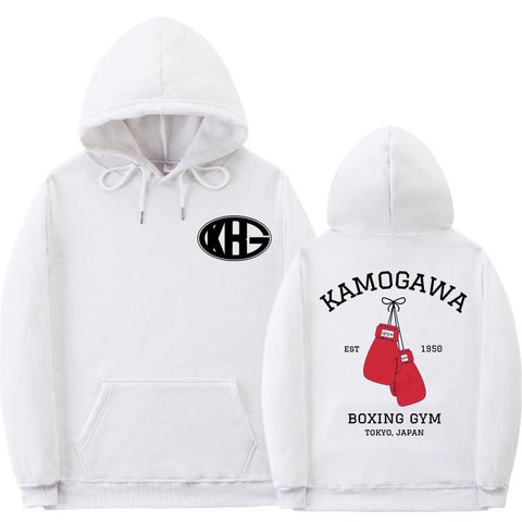 Manga Men Women Harajuku Sweatshirt Male Setwear Kamogawa