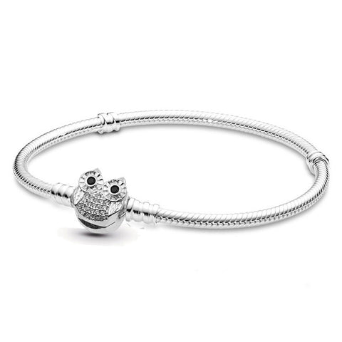 New Panjia exquisite bracelet DIY beaded cute diamond owl basic bracelet factory direct spot