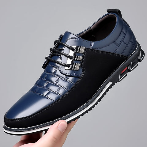 Melton 9906 cross-border 5-color large-size casual leather shoes men&