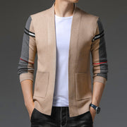 Autumn and winter new pocket sweater jacket men's fashion Korean version trend spot wholesale long-sleeved sweater cardigan men