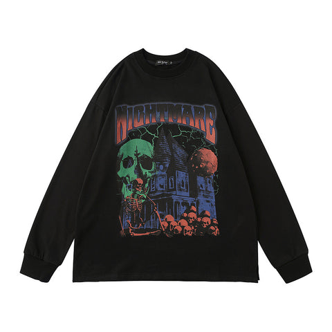 TKPA autumn new long-sleeved T-shirt American men&