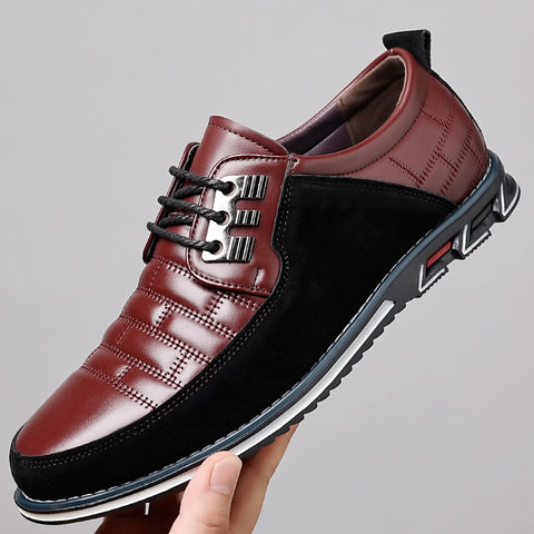 Melton 9906 cross-border 5-color large-size casual leather shoes men&