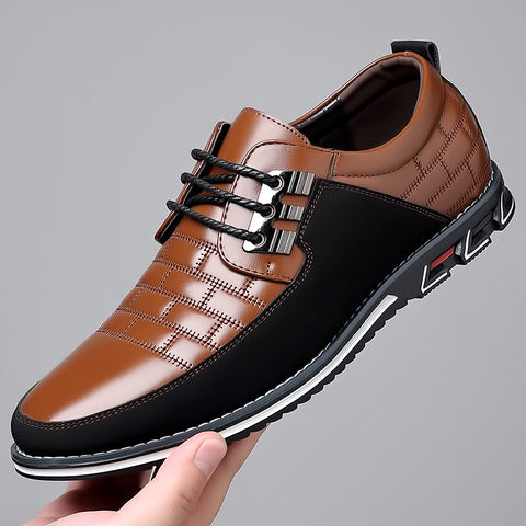 Melton 9906 cross-border 5-color large-size casual leather shoes men&
