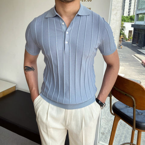 2022 spring and summer POLO shirt collar sweater men&