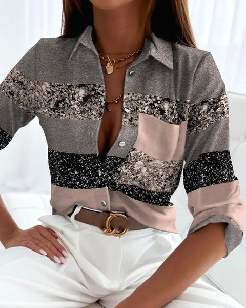 long-sleeved fashion casual shirt