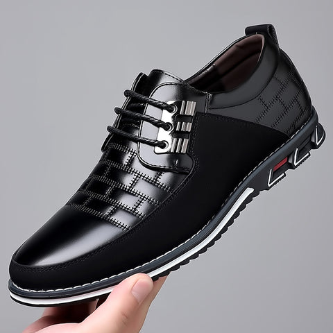 Melton 9906 cross-border 5-color large-size casual leather shoes men&