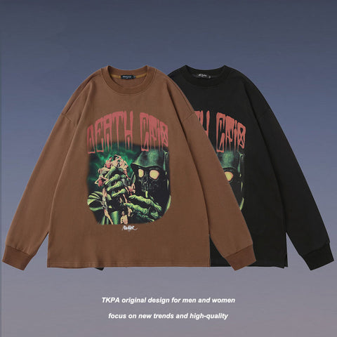 TKPA autumn new long-sleeved T-shirt American men&