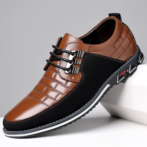 Melton 9906 cross-border 5-color large-size casual leather shoes men&