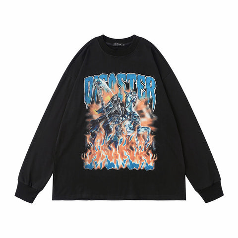 TKPA autumn new long-sleeved T-shirt American men&