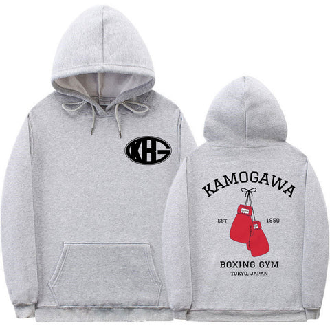 Manga Men Women Harajuku Sweatshirt Male Setwear Kamogawa