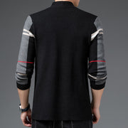 Autumn and winter new pocket sweater jacket men's fashion Korean version trend spot wholesale long-sleeved sweater cardigan men