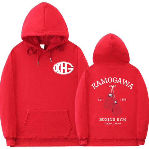 Manga Men Women Harajuku Sweatshirt Male Setwear Kamogawa