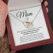 Amazon's new peach heart pendant clavicle chain double love necklace love heart to heart two-color temperament all-match necklace