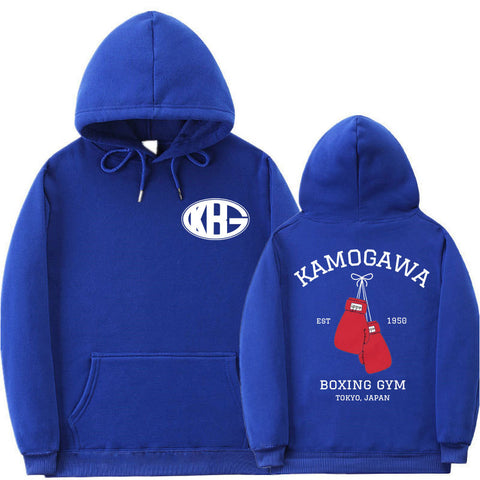 Manga Men Women Harajuku Sweatshirt Male Setwear Kamogawa