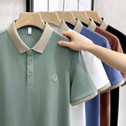 Thin Business Fashion Loose Men's Short Sleeve
