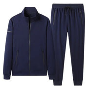 Men's Sports And Leisure Suit Stand Collar Cardigan Top