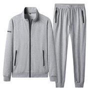 Men's Sports And Leisure Suit Stand Collar Cardigan Top
